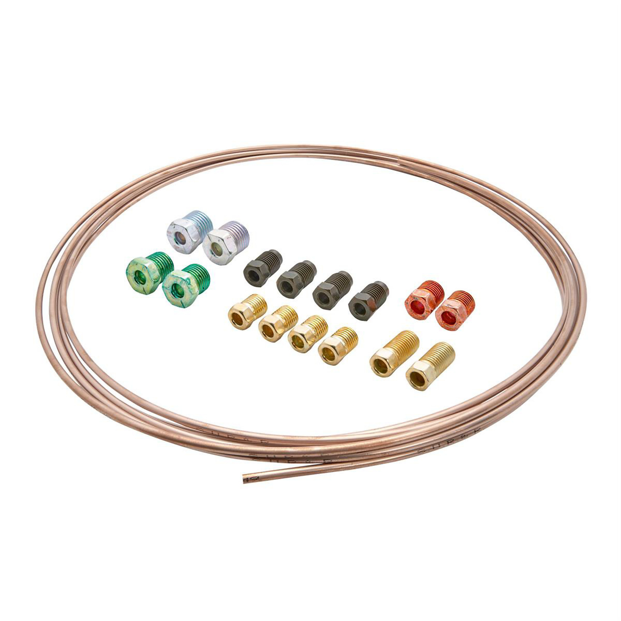 S.U.R. 3/16in. Max Flex Quick Fix Brake Bundle — Includes 16 Brake Fittings, Rust-Free Alloy Tubing, Model# SRRBCC325B